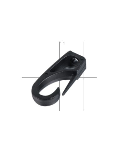 Mousqueton plastique pour tendeur