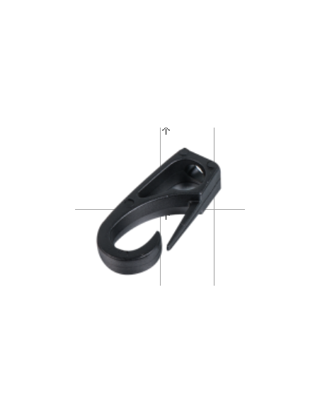 Mousqueton plastique pour tendeur
