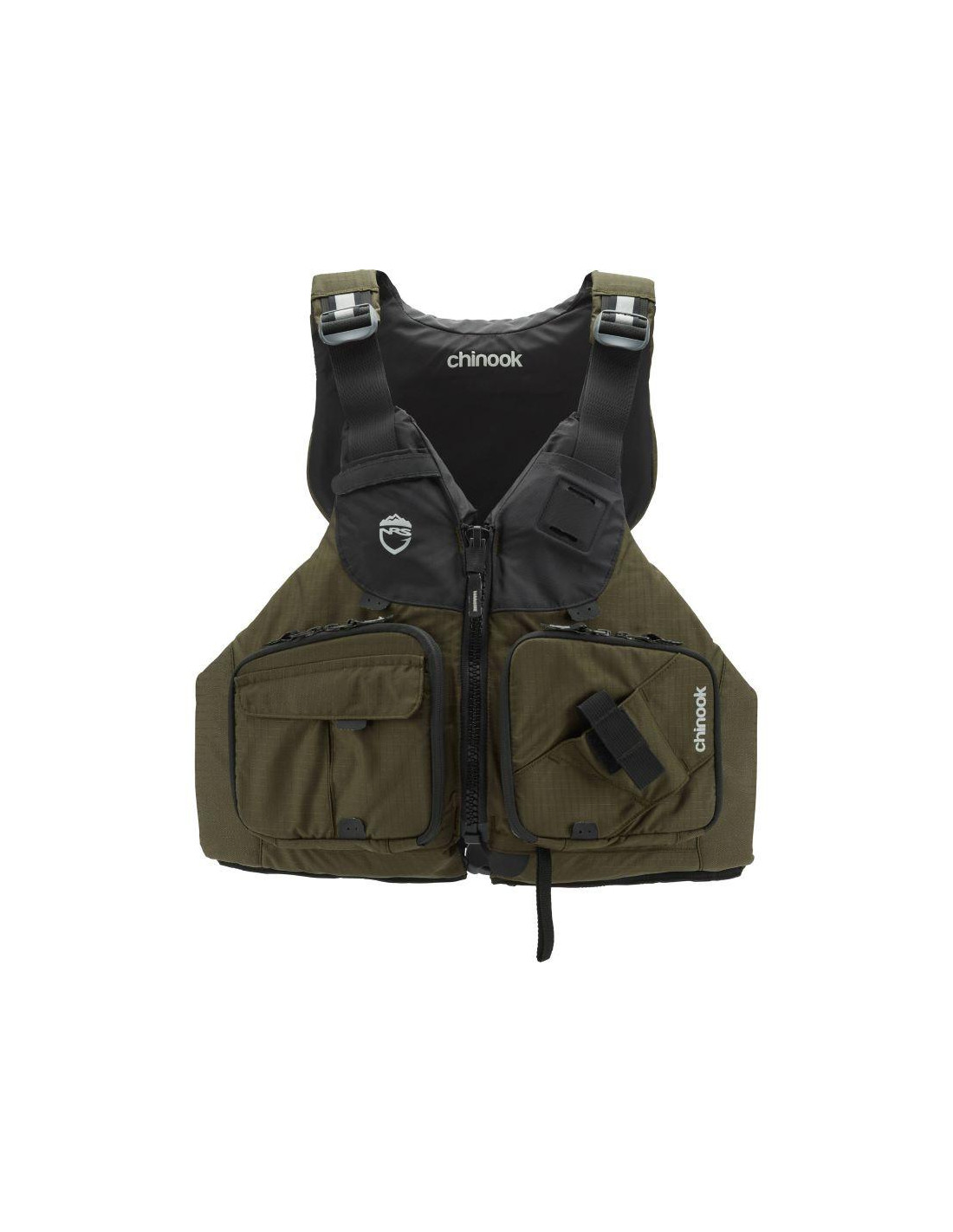 NRS Chinook Fishing PFD Bark