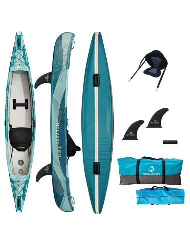 Inflatable dropstiched kayak 1 person