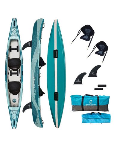 kayak gonflable rigide biplace - Galaxy kayaks