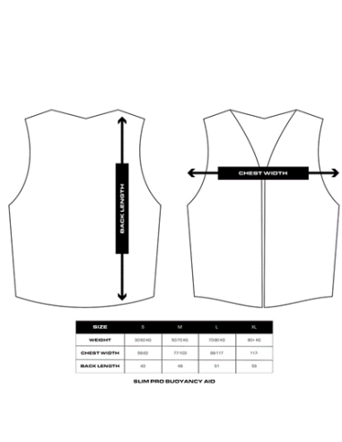 Gilet BALTIC Slim Pro 50N Noir