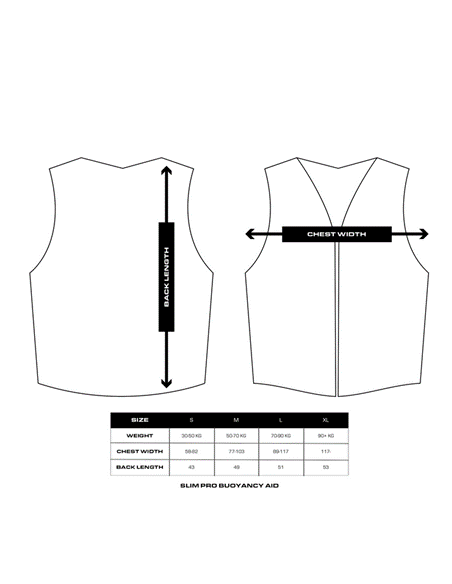 Life Jacket BALTIC Slim Pro 50N Black