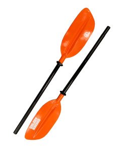 Two-Piece Black Kayak Paddle