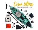 Kayak de pêche Cruz Ultra - Ultime version du meilleur kayak de pêche court.  Complet siège pagaie gouvernail