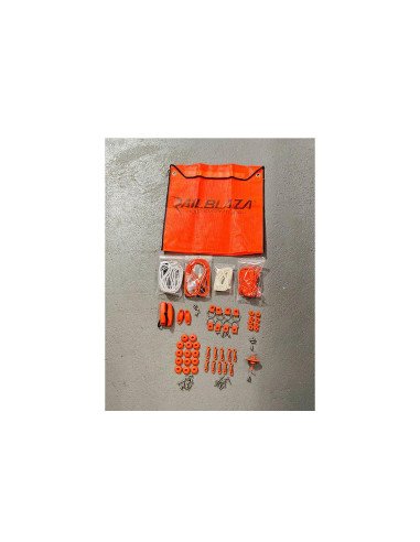 Pack small parts kayaks orange