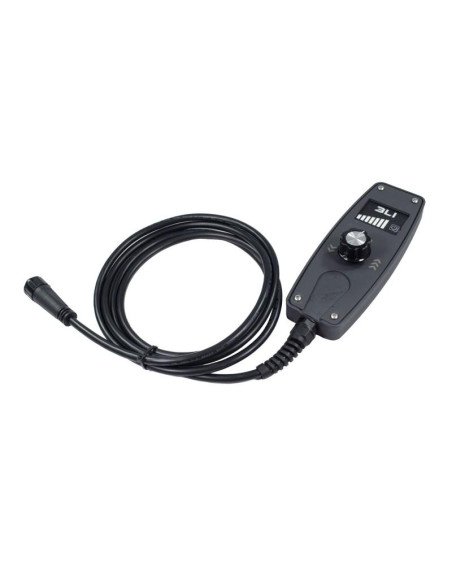 Control with potentiometer wheel for motor