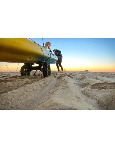 Chariot Kayak C-TUG Vert et Noir - Chariot de qualité - Railblaza