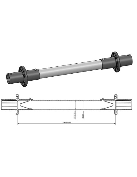 Barre C-tug Double-up Railblaza - Accessoire original Railblaza