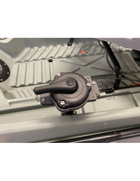 handle system for rudder or motor
