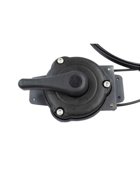 Système de manette de direction pour gouvernail ou moteur