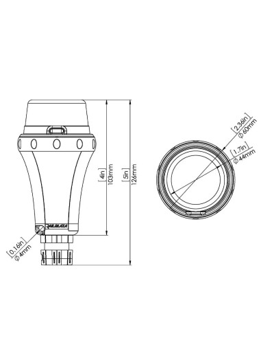 Feu de navigation portable Bi-couleur Railblaza Illuminate iPS - Accessoire original Railblaza