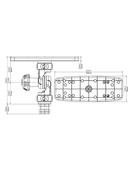 Fish Finder Mount R-Lock R - Accessoire original Railblaza
