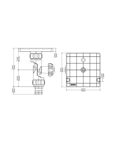 Plateforme pour écran de sondeur R-Lock - Accessoire original Railblaza