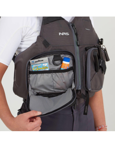 NRS Chinook Fishing PFD Charcoal 2026