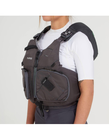 NRS Chinook Fishing PFD Charcoal 2026