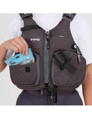 NRS Chinook Fishing PFD Charcoal 2026