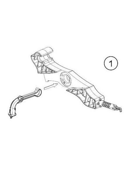 Béquille pour chariot C-TUG