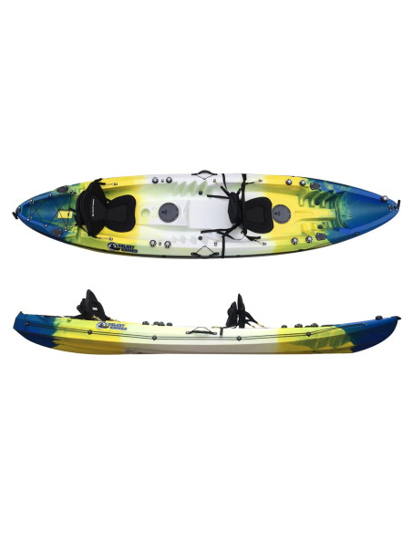 galaxy kayaks cruz  tandem solo 1 2 ou 3 personnes