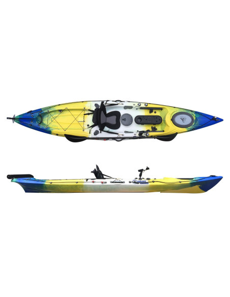 Kayak Alboran HV individuel - Modèle de pêche homologable div 245  - Galaxy Kayaks