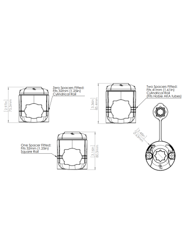 OEM RailMount 32-41 Railblaza