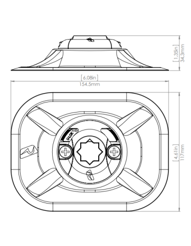 OEM RIB Port Railblaza - Noir