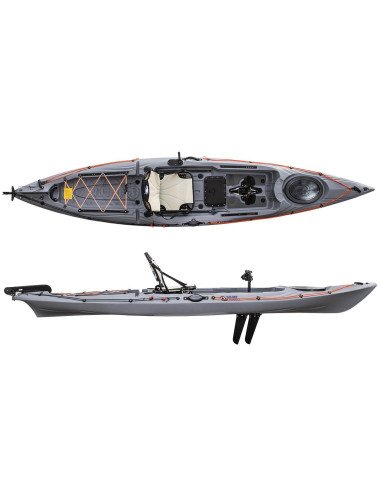 Kayak Alboran FX2 individuel - HV SÉRIE Modèle de pêche homologable div 245