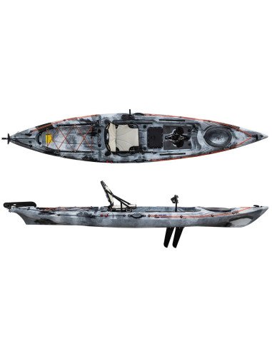 Kayak Alboran FX2 individuel - HV SÉRIE Modèle de pêche homologable div 245