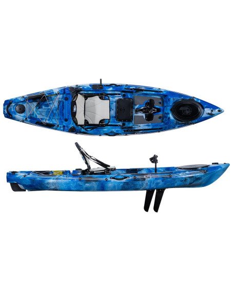Le Galaxy Kayak explora rend accessible la propulsion Stepper et Ailettes au plus grand nombre.