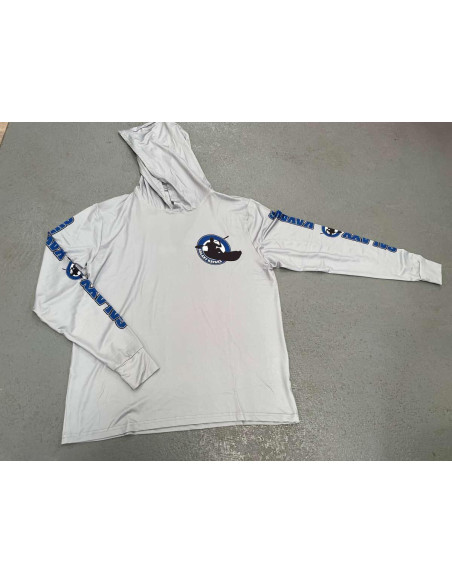 T shirt manches longues UV avec cache cou
