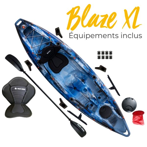 accessoires inclus blaze xl
